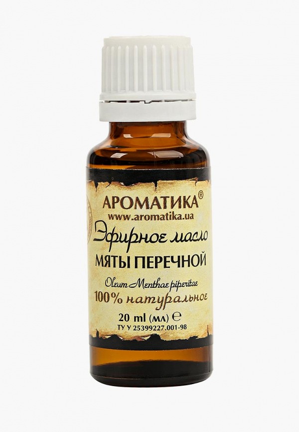 

Масло эфирное Ароматика, Прозрачный, Мяты перечной, 20 мл