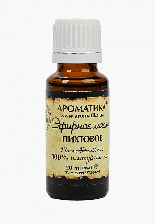 

Масло для тела Ароматика, Прозрачный, эфирное пихтовое 20 мл