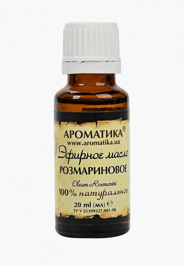 

Масло для тела Ароматика, Прозрачный, эфирное розмариновое, 20 мл