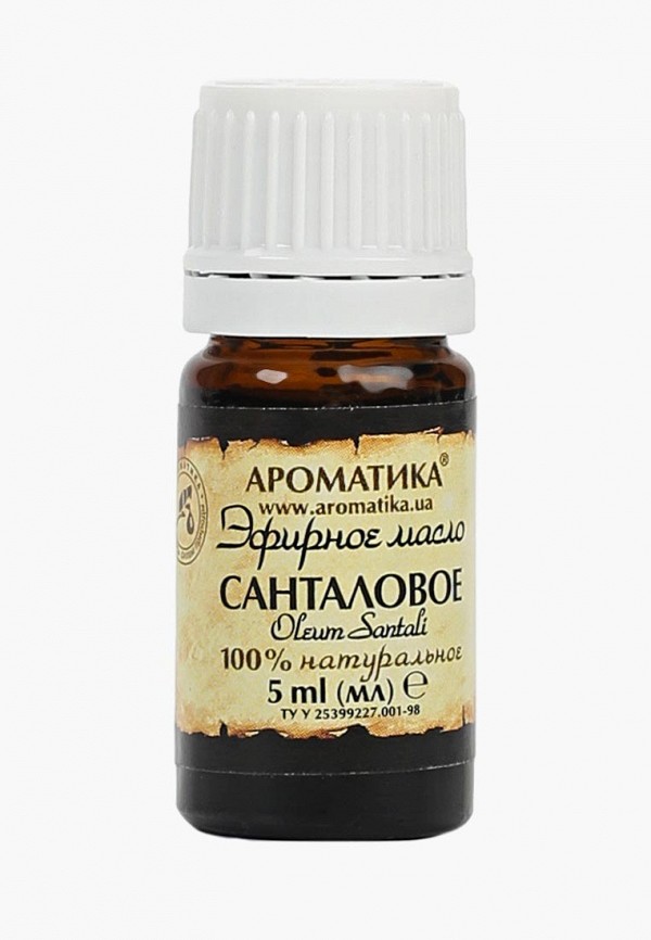 

Масло для тела Ароматика, Прозрачный, эфирное санталовое 5 мл