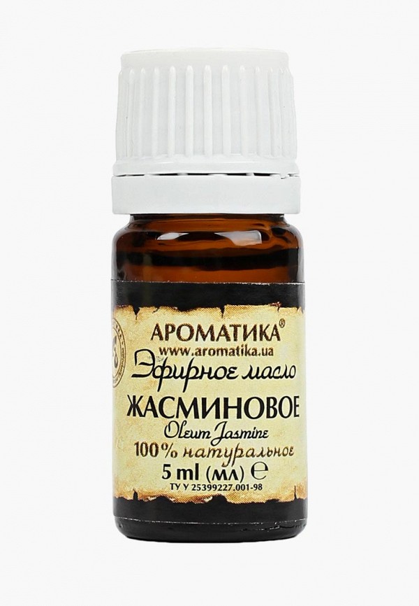 

Масло для тела Ароматика, Прозрачный, эфирное жасминовое 5 мл