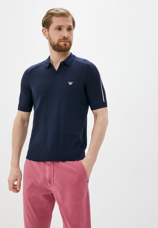 

Поло Armani Jeans, Синий