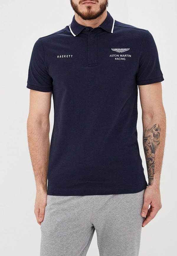 

Поло Aston Martin Racing by Hackett, Синий