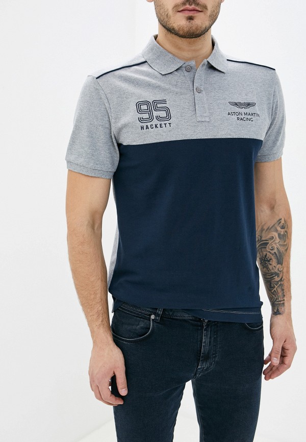 

Поло Aston Martin Racing by Hackett, Серый