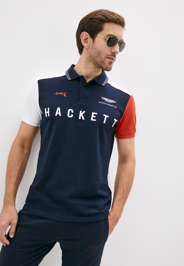 

Поло Aston Martin Racing by Hackett, Синий