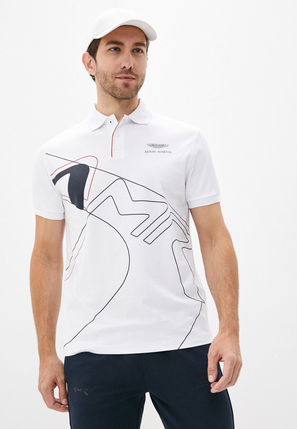 

Поло Aston Martin Racing by Hackett, Белый