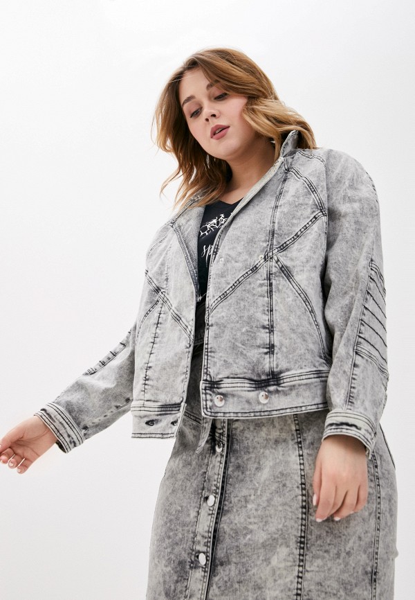 Куртка джинсовая Ashley Graham x Marina Rinaldi Ashley Graham x Marina Rinaldi AS013EWHQQQ6 darlene graham dreamless