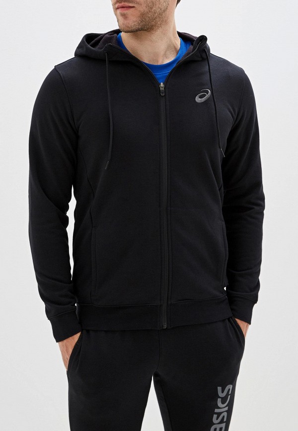 

Толстовка ASICS, Черный, ASICS CHEST LOGO FZ HOODIE