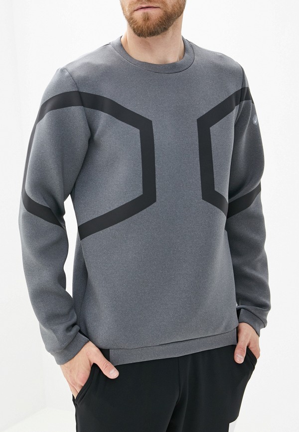 

Свитшот ASICS, Серый, HEXAGON LS CREW TOP