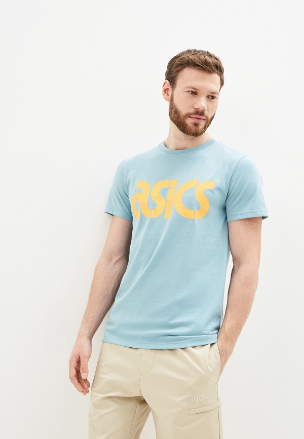 

Футболка ASICS, Голубой, JSY BL SS TEE