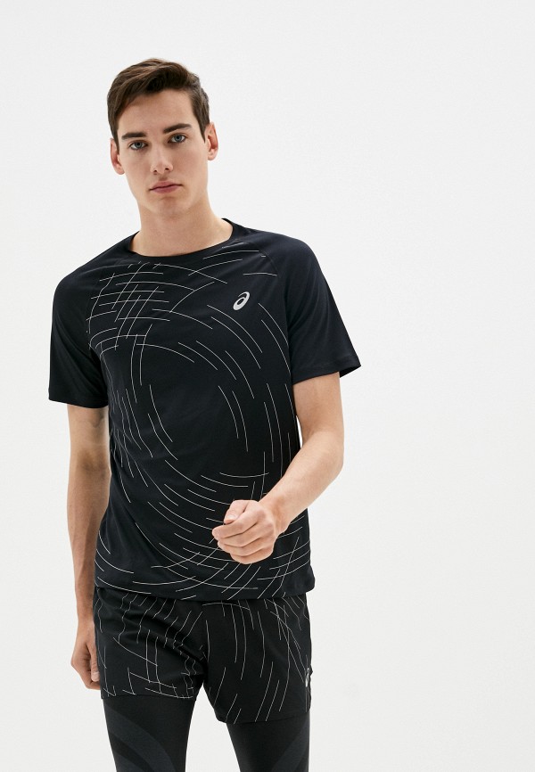 

Футболка спортивная ASICS, Черный, NIGHT TRACK SS TOP