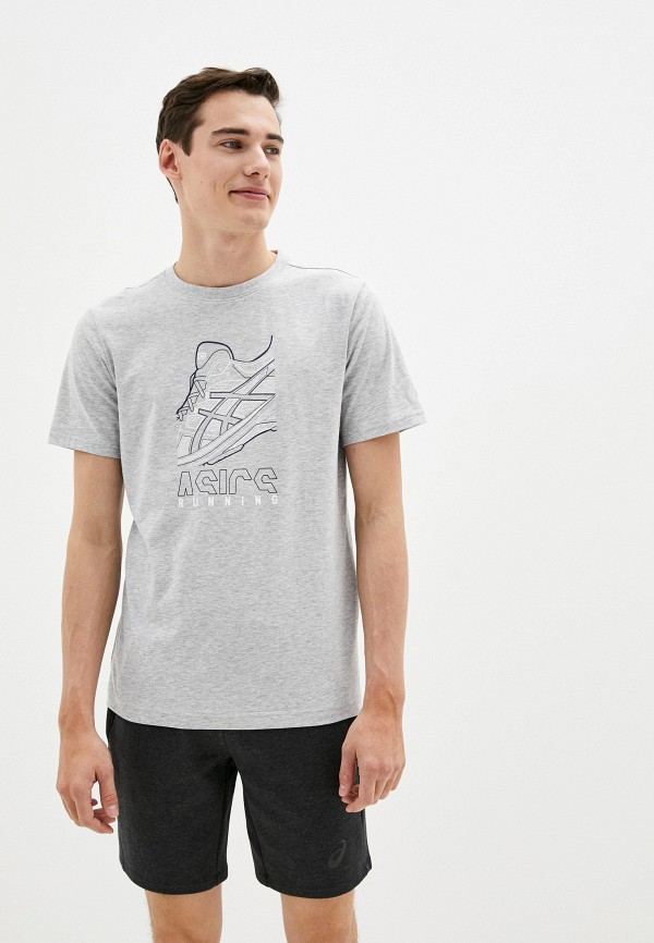 

Футболка ASICS, Серый, RUNNING GRAPHIC TEE