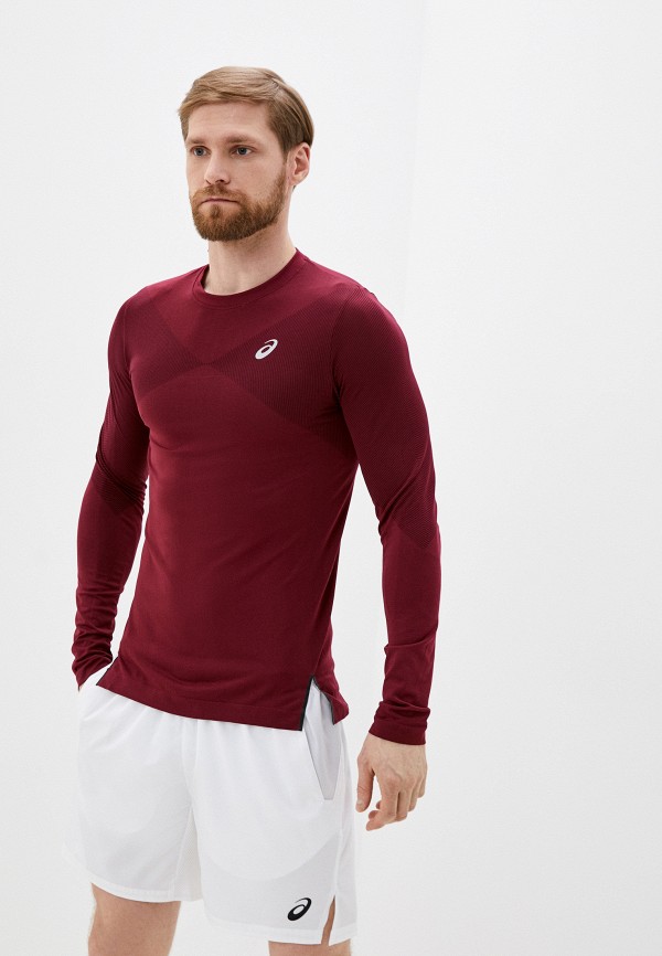 

Лонгслив спортивный ASICS, Бордовый, SEAMLESS LS TOP