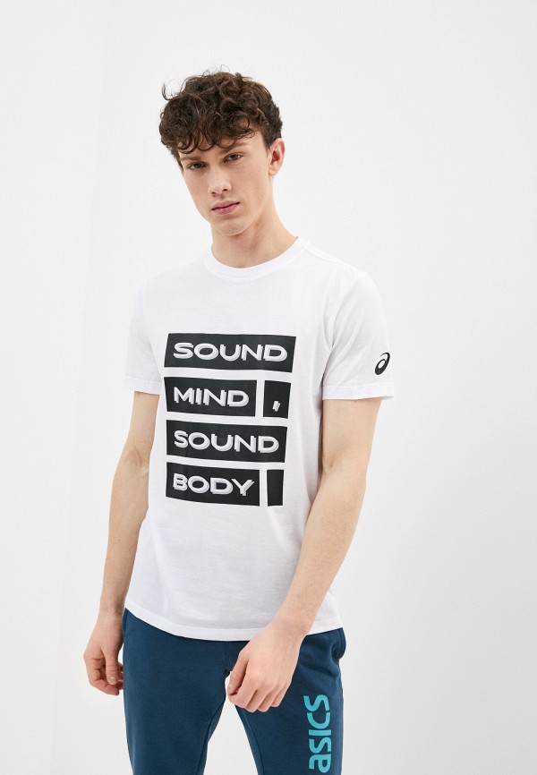 

Футболка ASICS, Белый, SMSB GRAPHIC TEE III