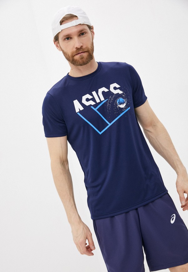 

Футболка спортивная ASICS, Синий, PRACTICE M GPX TEE