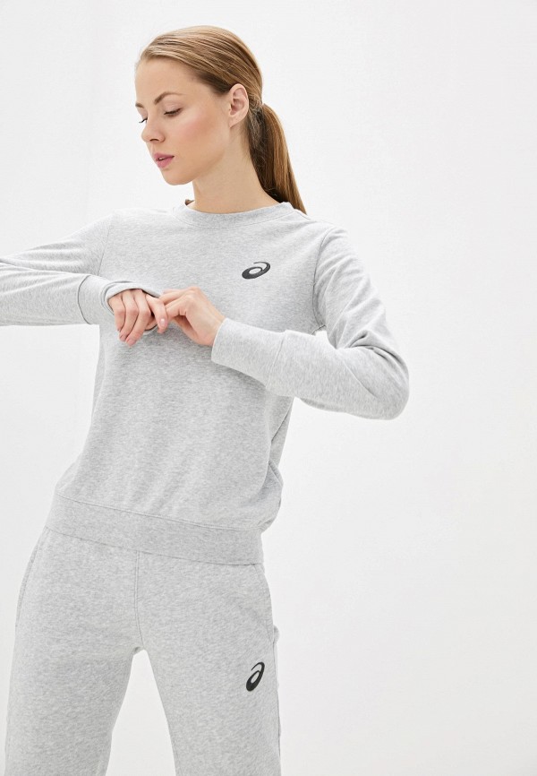 

Свитшот ASICS, Серый, ASICS CHEST LOGO CREW