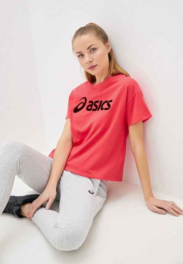 

Футболка спортивная ASICS, Розовый, ASICS BIG LOGO TEE