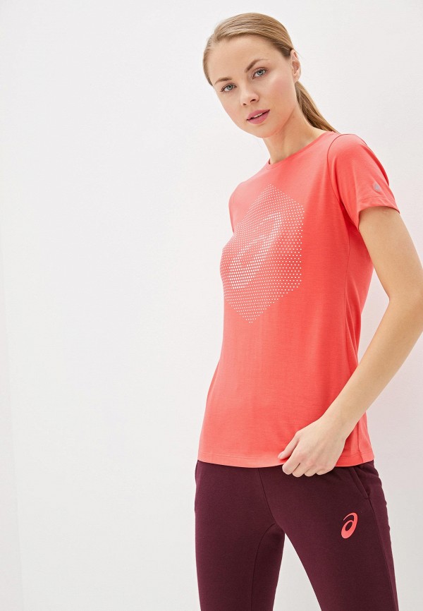 

Футболка спортивная ASICS, Розовый, ESSENTIAL BLEND GPX SS TOP