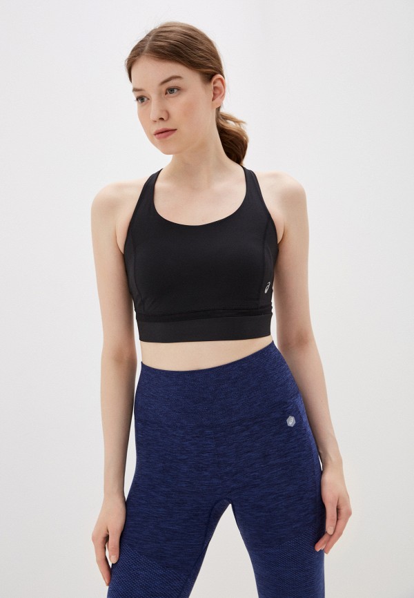 

Топ спортивный ASICS, Черный, W MIDDLE TOP BRA