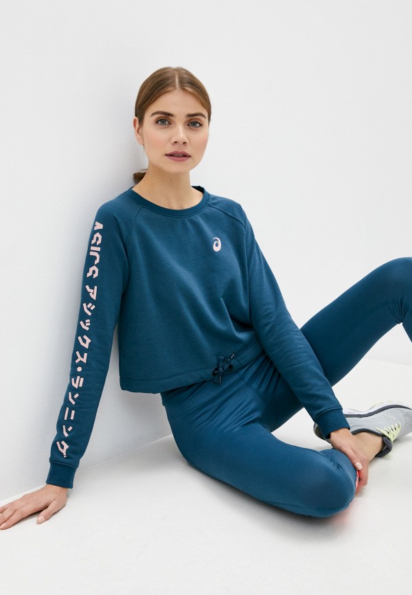 

Свитшот ASICS, Синий, KATAKANA LS CROP TOP