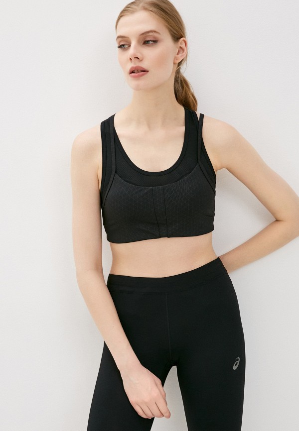 

Топ спортивный ASICS, Черный, W LUXE TRAVELER BRA
