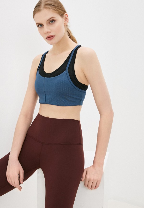 

Топ спортивный ASICS, Синий, W LUXE TRAVELER BRA