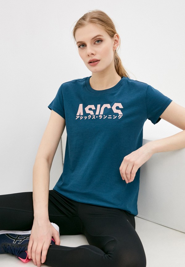 

Футболка ASICS, Синий, KATAKANA GRAPHIC TEE