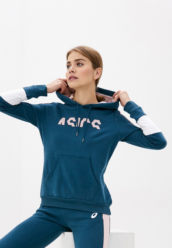 

Худи ASICS, Синий, COLORBLOCK OTH HOODY
