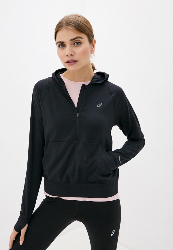 

Толстовка ASICS, Черный, THERMOPOLIS 1/2 ZIP LS HOODIE