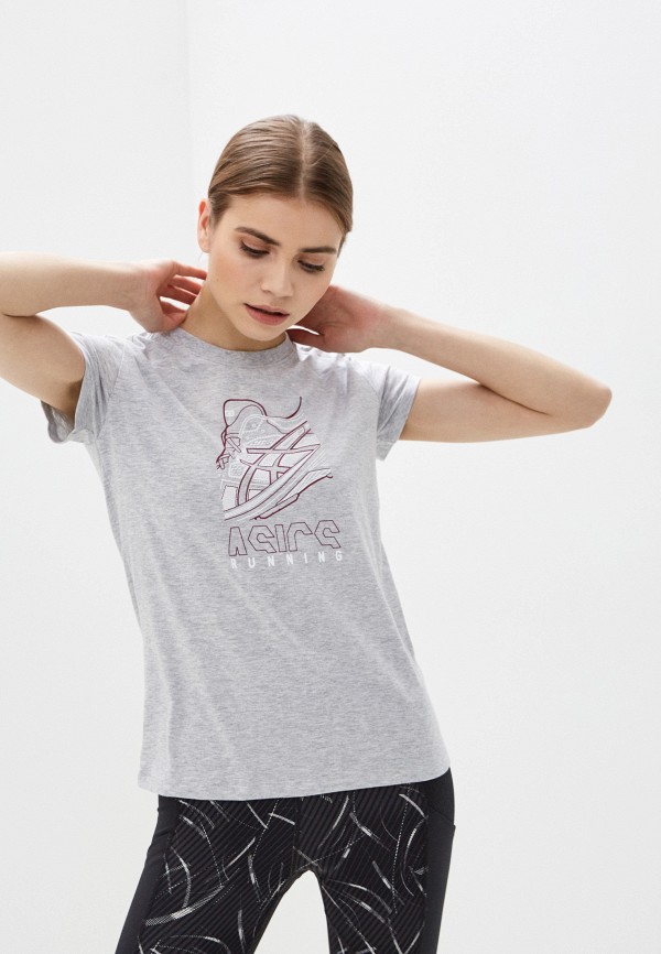 

Футболка ASICS, Серый, RUNNING GRAPHIC TEE