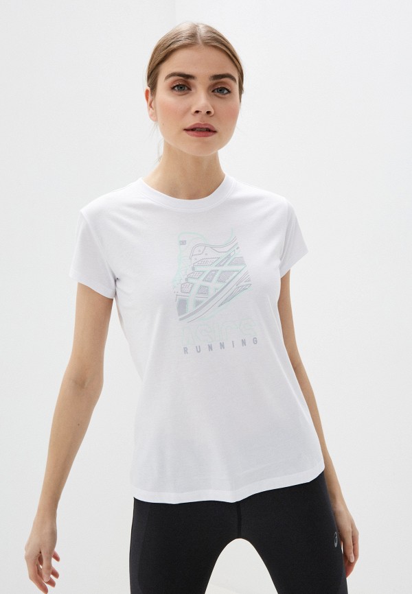 

Футболка спортивная ASICS, Белый, RUNNING GRAPHIC TEE