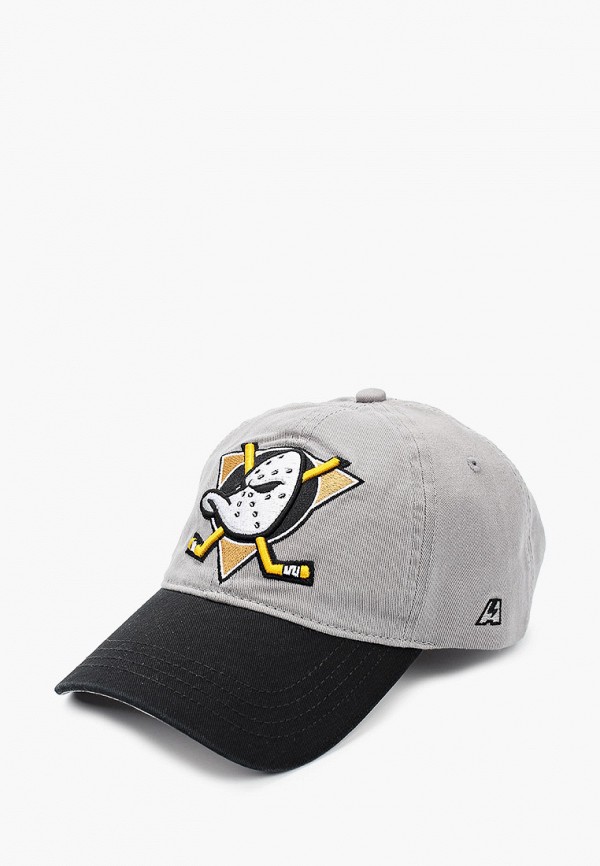 

Бейсболка Atributika & Club™, Серый, Anaheim Ducks