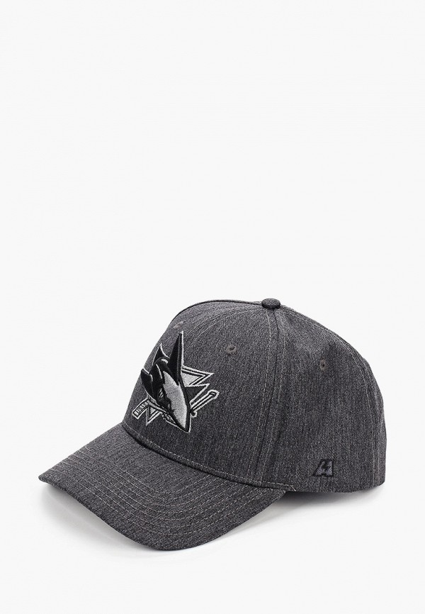 

Бейсболка Atributika & Club™, Серый, NHL San Jose Sharks