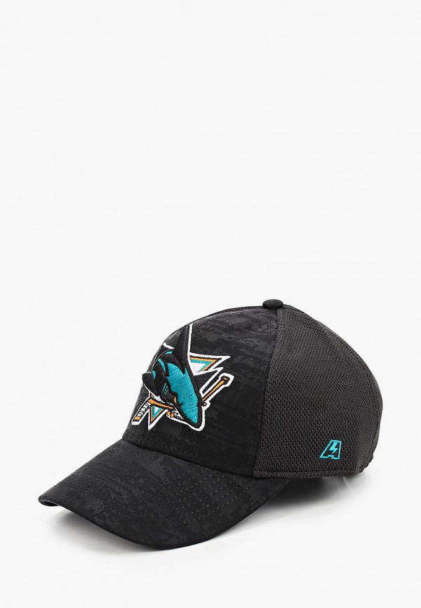 

Бейсболка Atributika & Club™, Черный, NHL San Jose Sharks