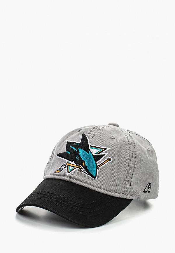 

Бейсболка Atributika & Club™, Серый, NHL San Jose Sharks