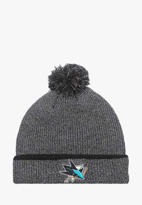 

Шапка Atributika & Club™, Серый, NHL San Jose Sharks
