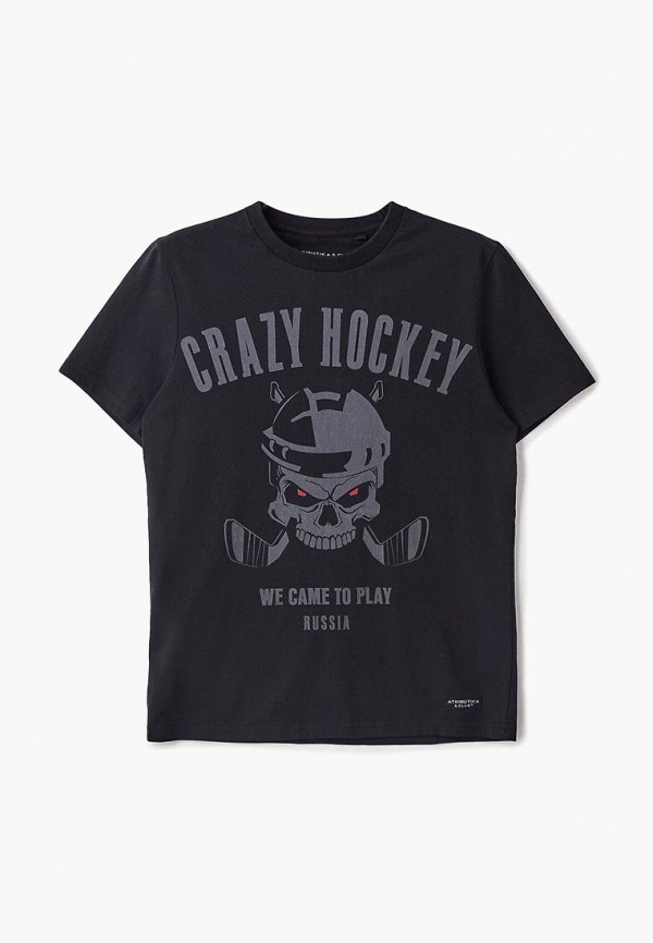 

Футболка Atributika & Club™, Черный, Crazy Hockey