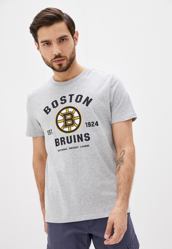 

Футболка Atributika & Club™, Серый, NHL Boston Bruins