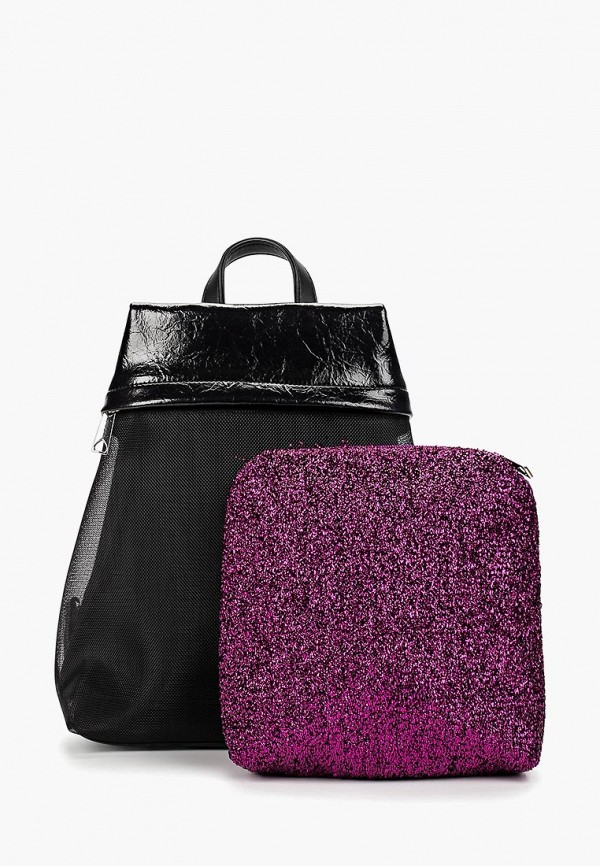 Рюкзак  - розовый, черный цвет