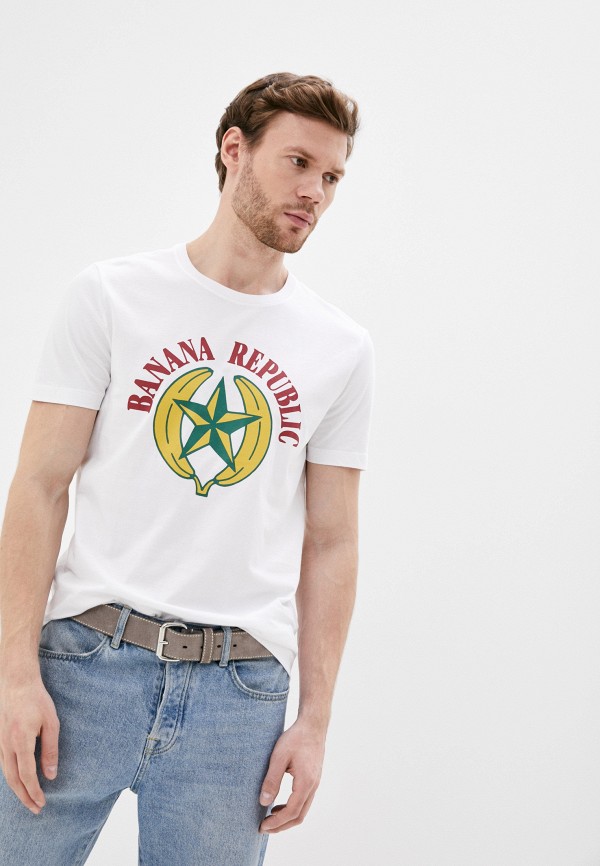 

Футболка Banana Republic, Белый, Banana Republic BA067EMJHVD7