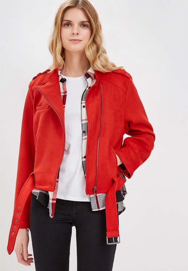 

Куртка кожаная Banana Republic, Красный