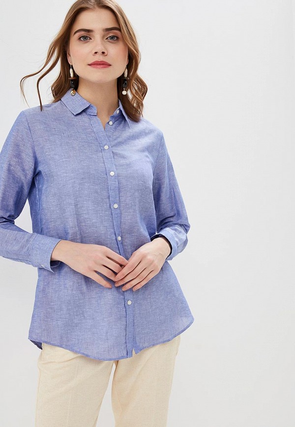 

Рубашка Banana Republic, Голубой, LS DILLON LINEN SOLIDS