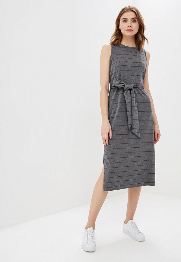 

Платье Banana Republic, SL STRIPE TIE WAIST COLUMN DRESS, Серый