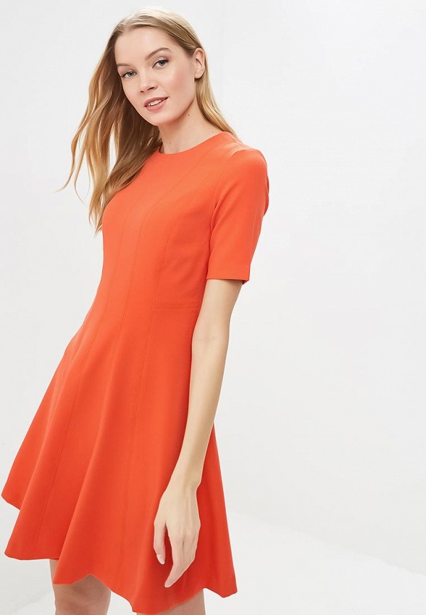 

Платье Banana Republic, SS LINEAR SEAMED FNF DRESS, Оранжевый