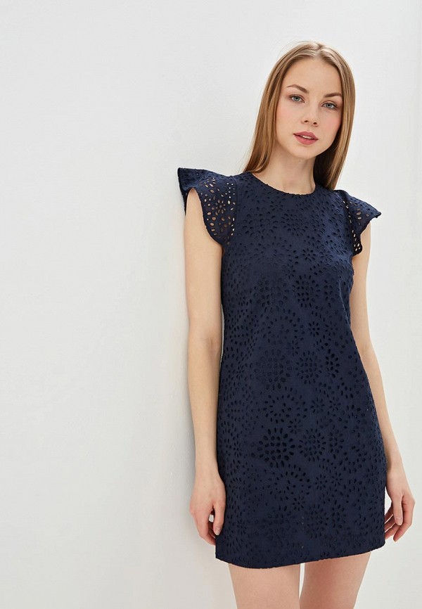 

Платье Banana Republic, SS EYELET MINI SHIFT DRESS, Синий