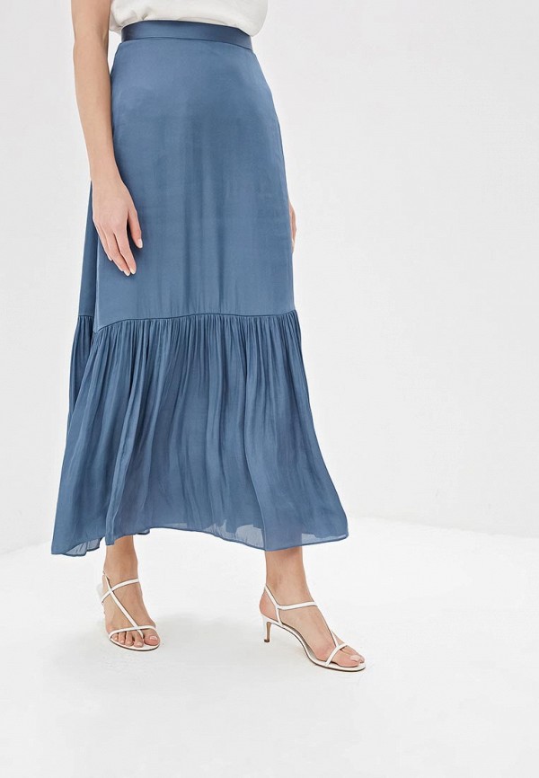 

Юбка Banana Republic, I SOLID MAXI SKIRT, Синий