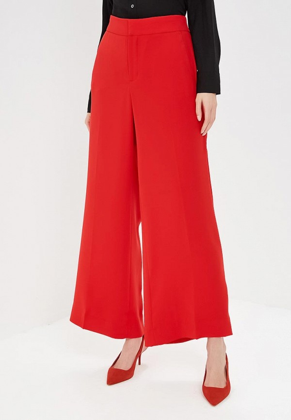 

Брюки Banana Republic, Красный, HR WIDE LEG FLUID CREPE