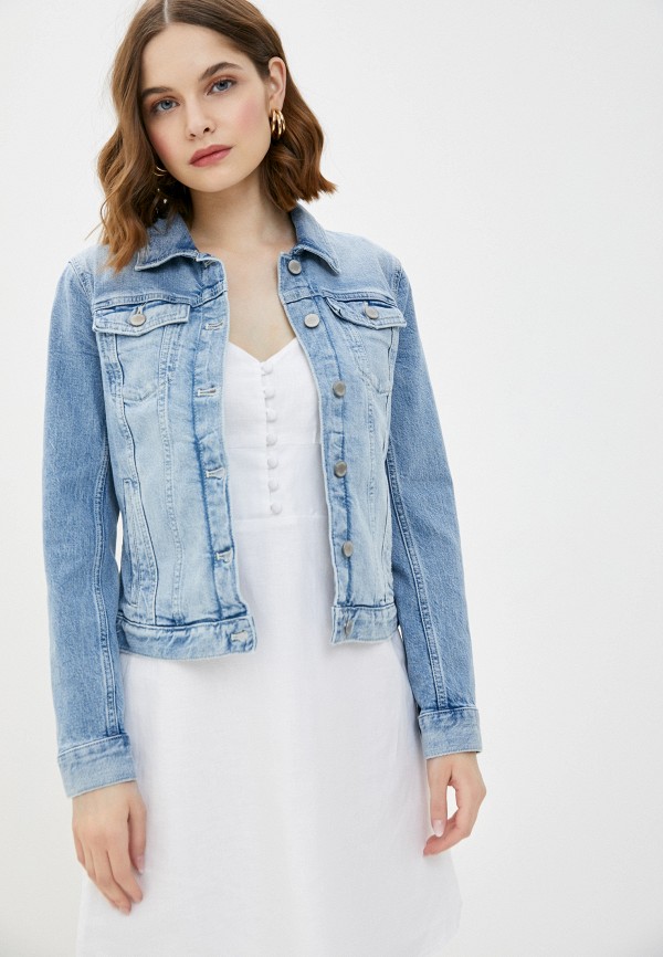 

Куртка джинсовая Banana Republic, Голубой, Banana Republic BA067EWIDFO8