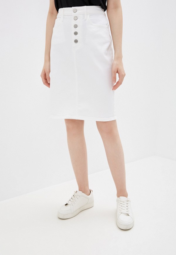 

Юбка джинсовая Banana Republic, Белый, Banana Republic BA067EWIDGJ3