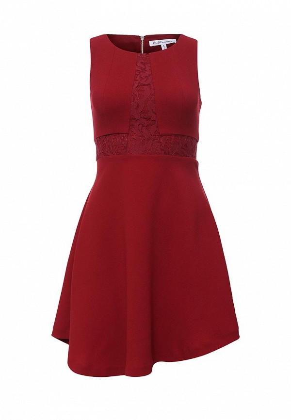 Платье  - бордовый цвет